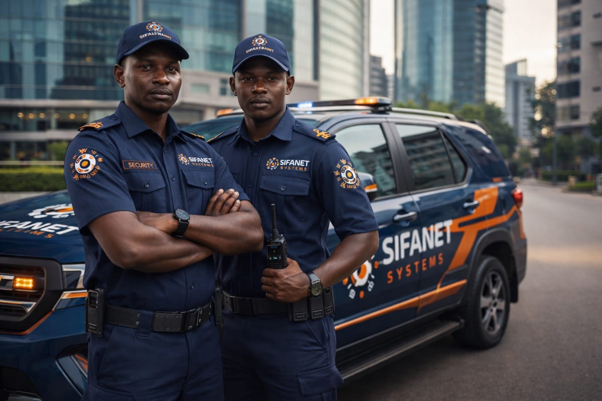 Security Guard Services project by SIFANET SYSTEMS Ltd in Kenya