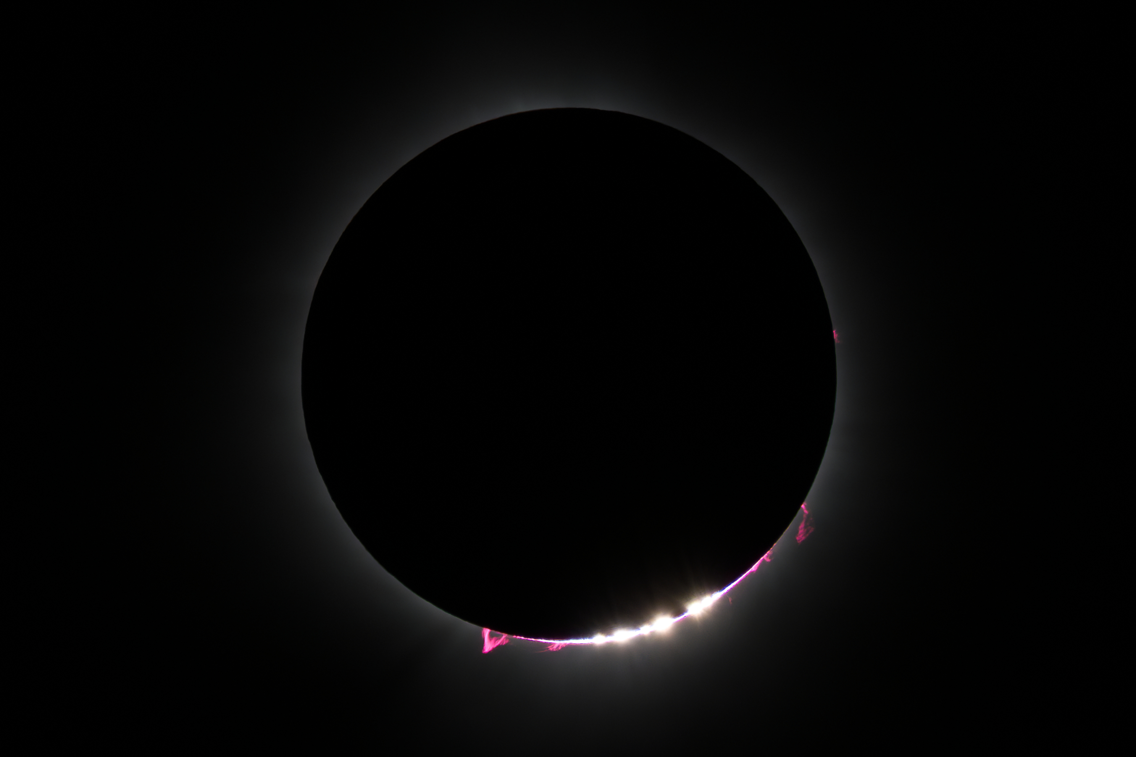 Baily’s Beads and Prominences