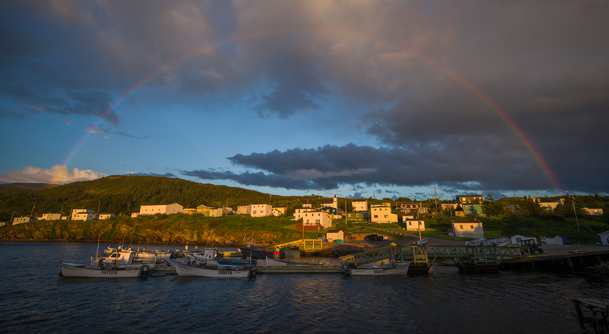 Rainbow Over Wreck Cove
