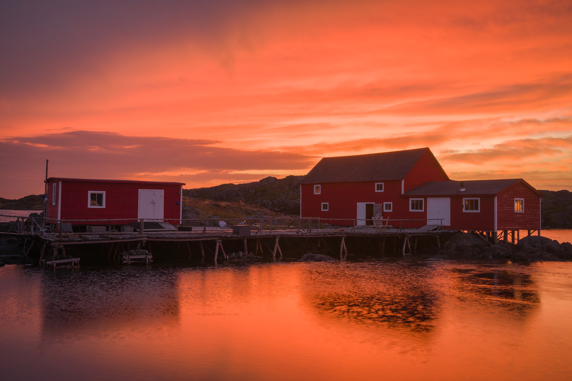 Sunrise on Change Island