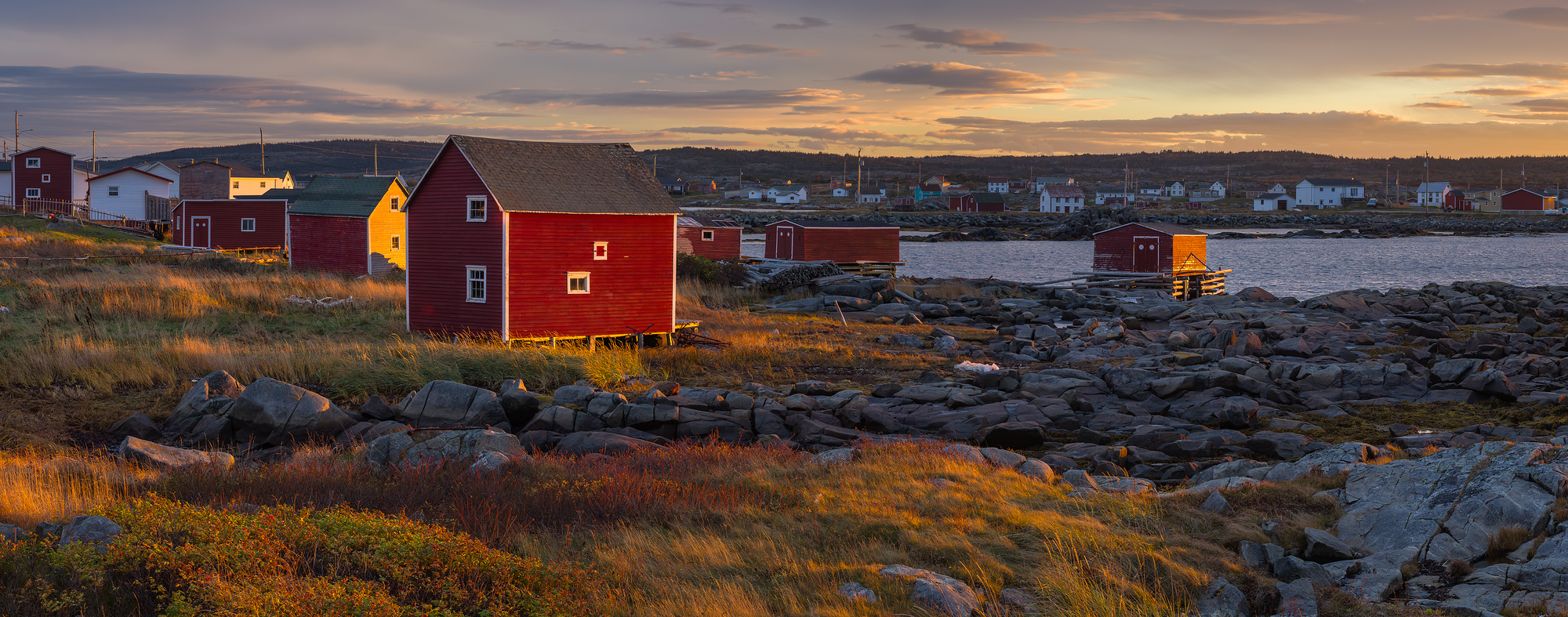 Sunset on Fogo Island