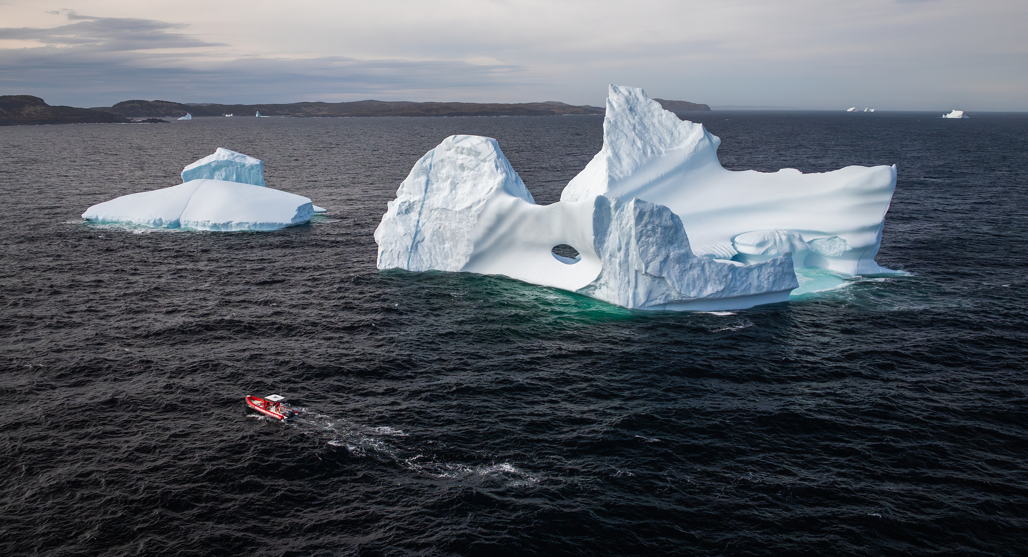 Tour Boat and Iceberg