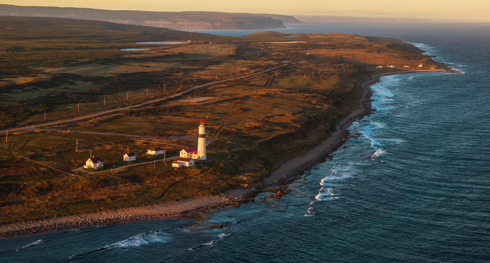 Sunset at Point Amour Lighthouse