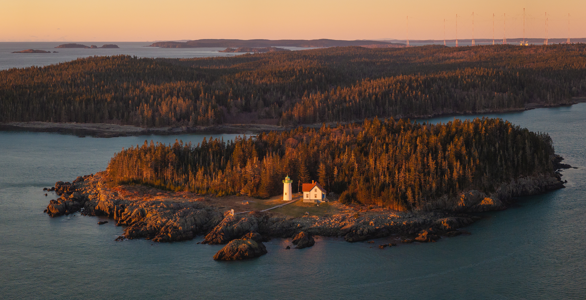 Little River Lighthouse at Sunrise