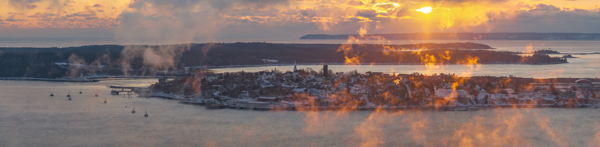 Sea Smoke in Lubec