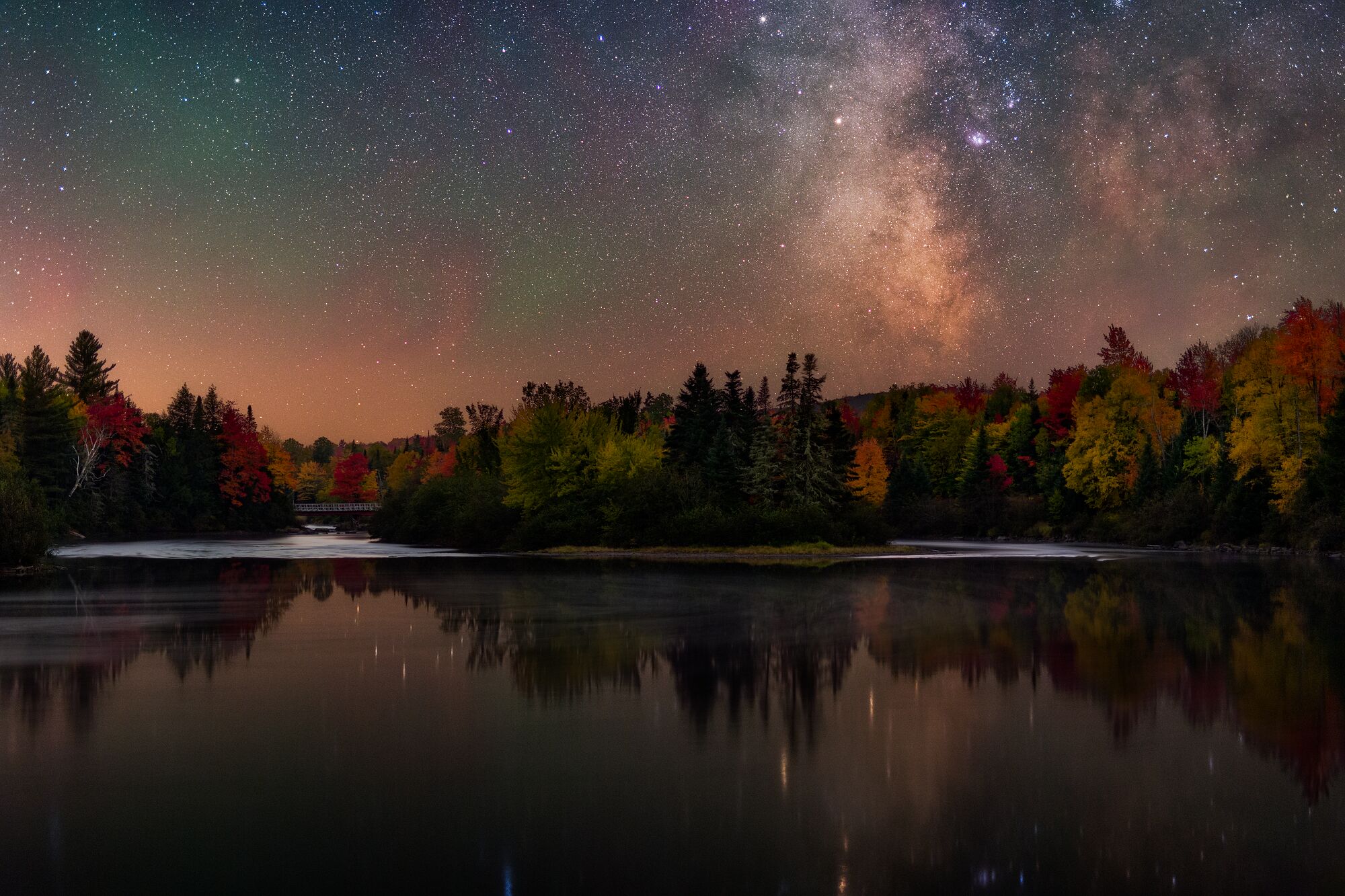 Autumn Milky Way on the Androscoggin