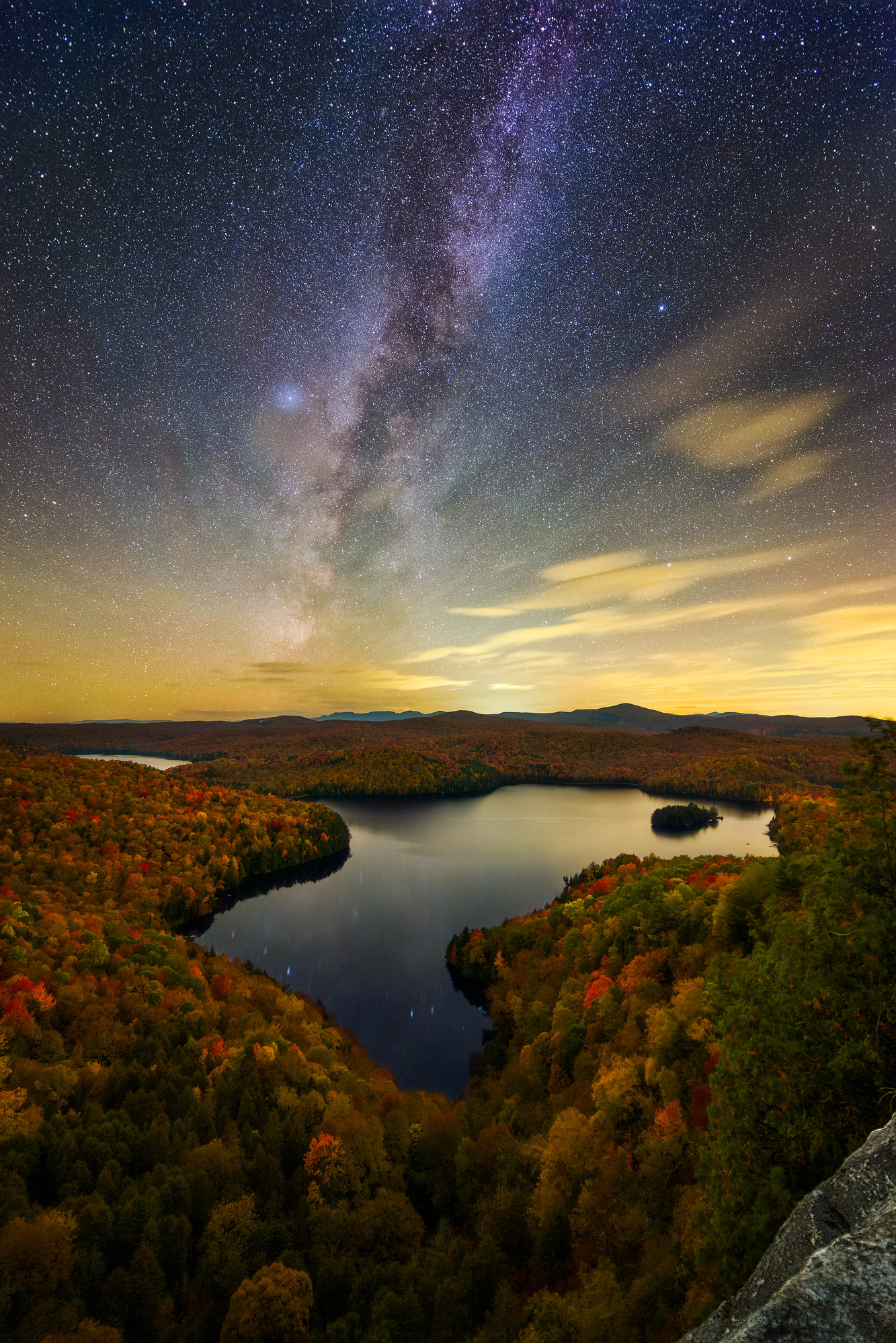 Milky Way Reflection in Pond