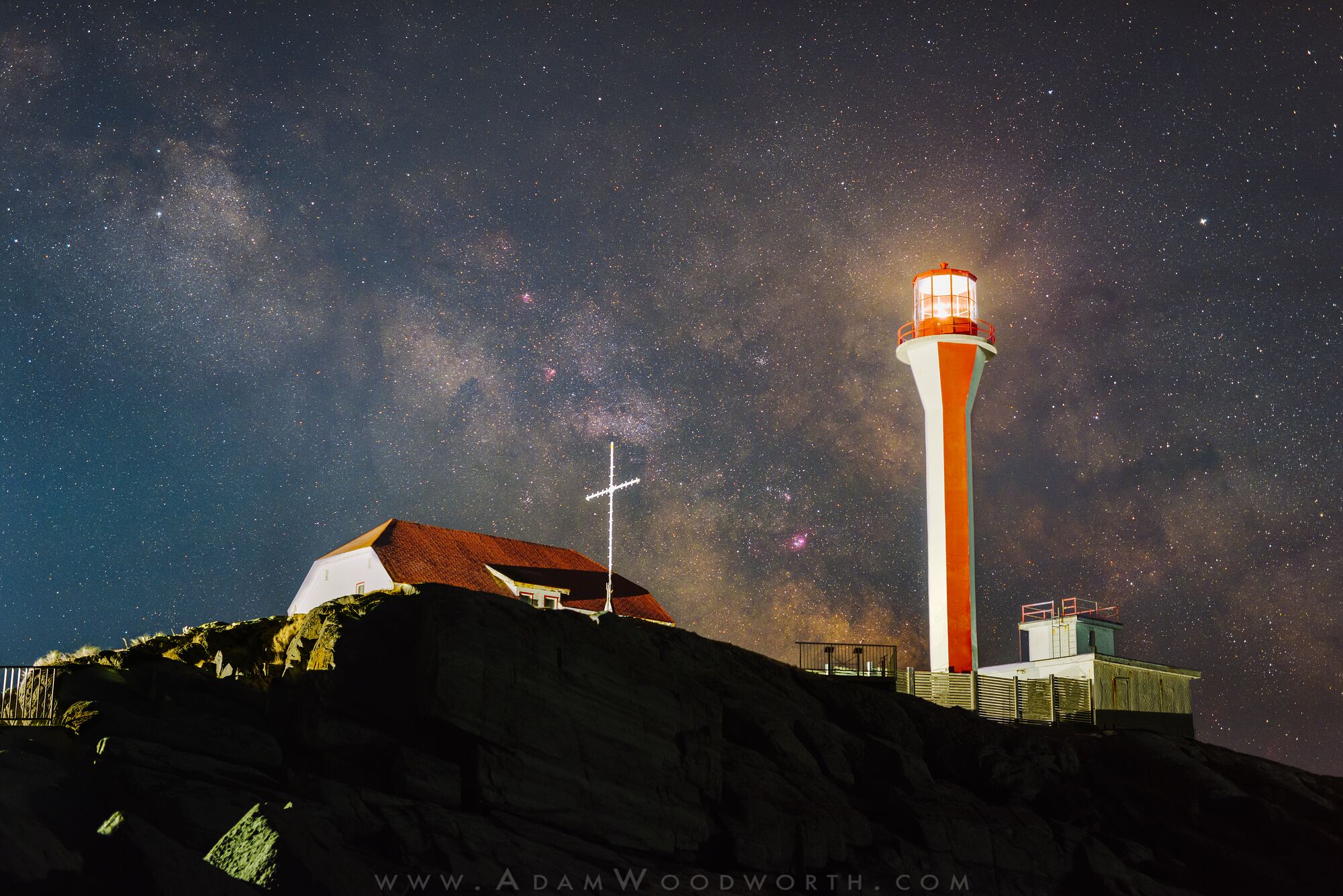 Milky Way Over Cape Forchu Lighthouse