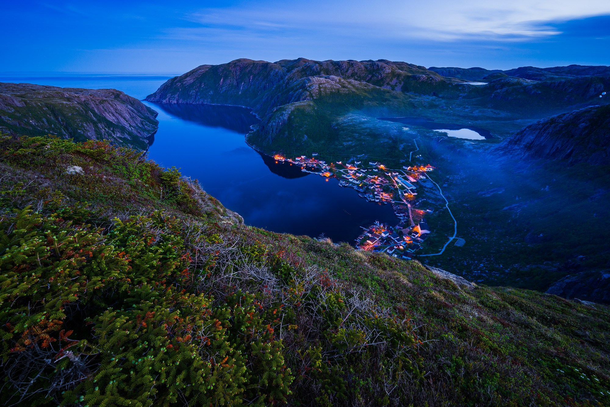 Blue Hour in Francois from the Friar