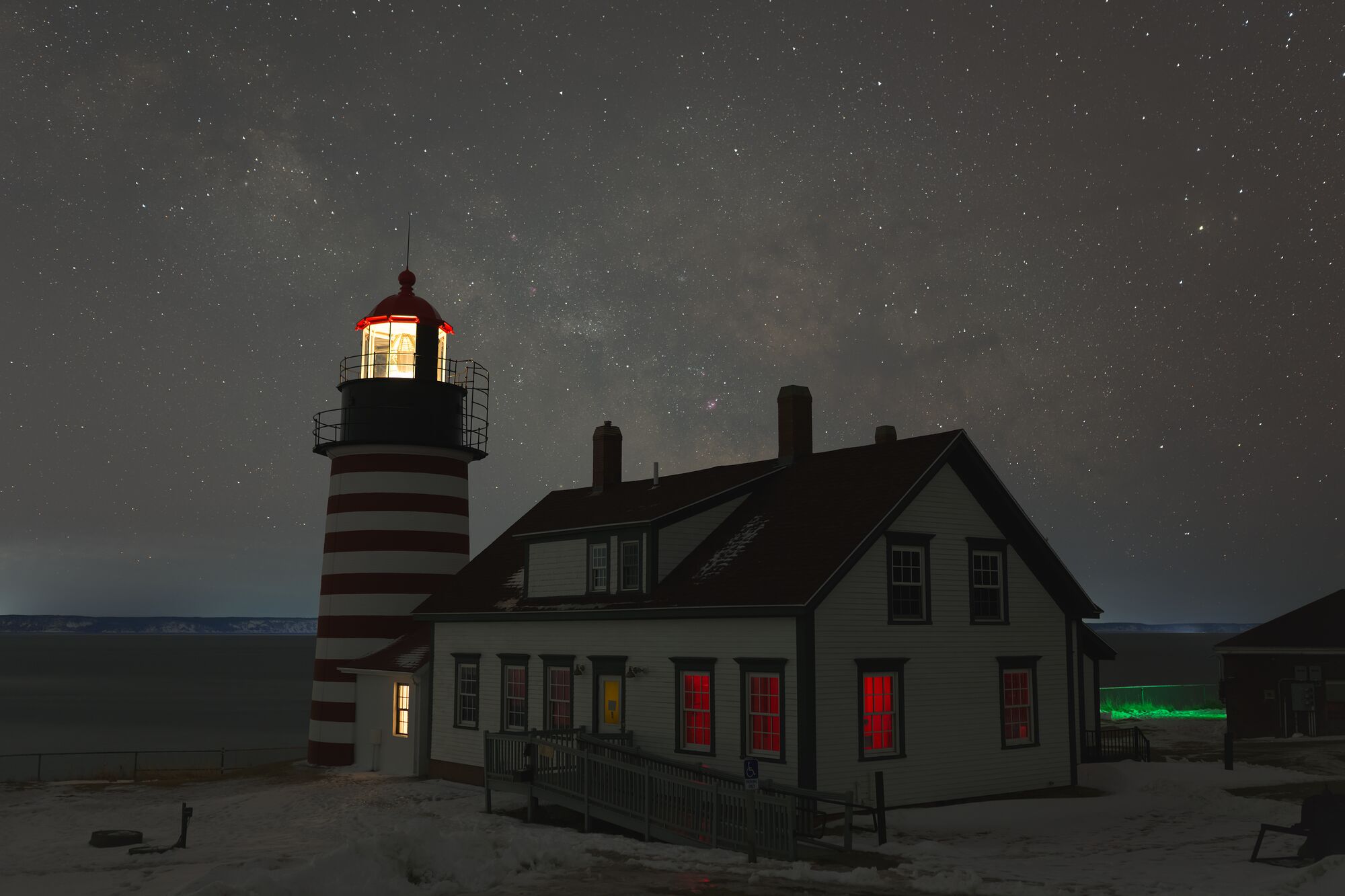 Before editing - unprocessed astrophotography image