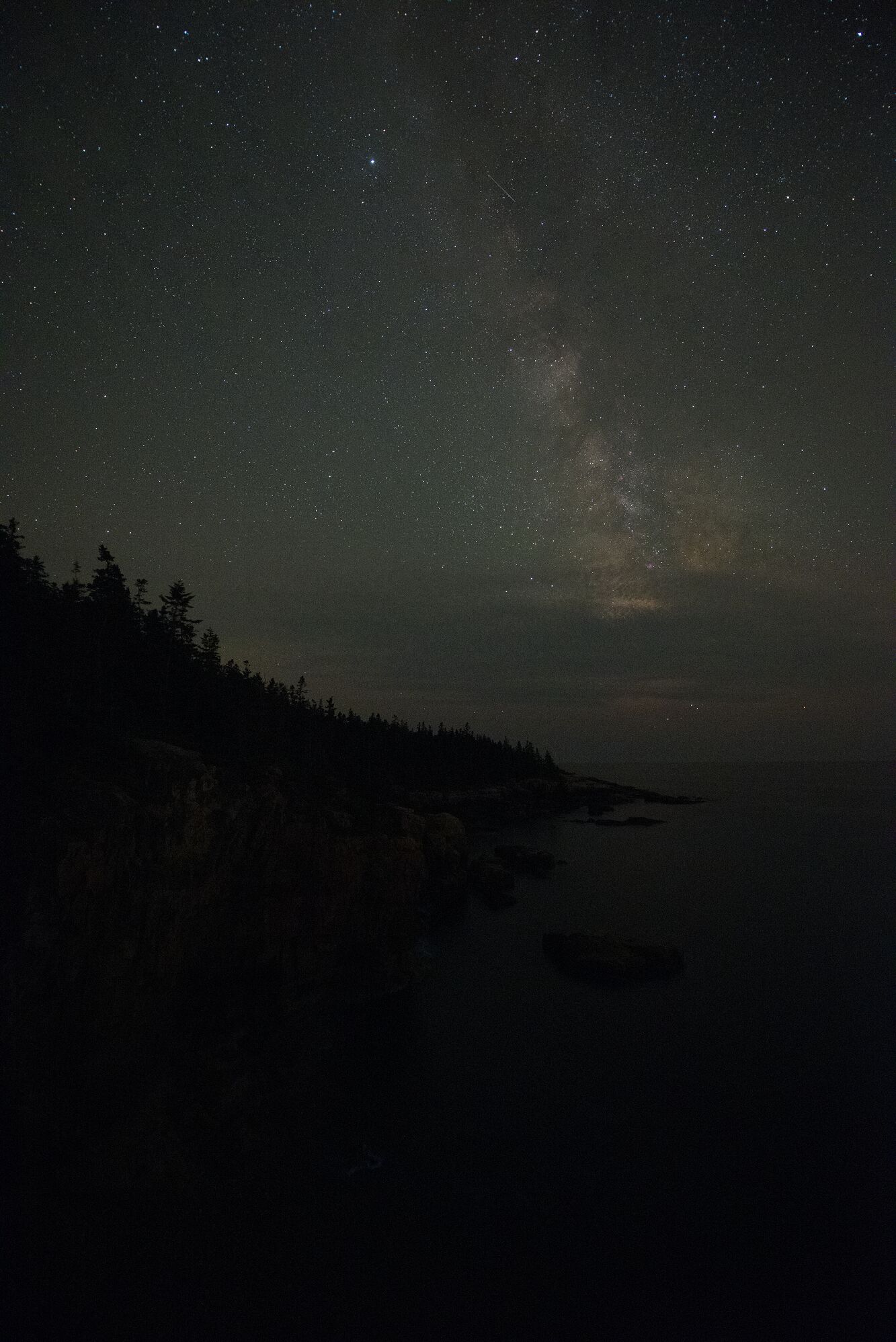 Glowing Coast - sky exposure