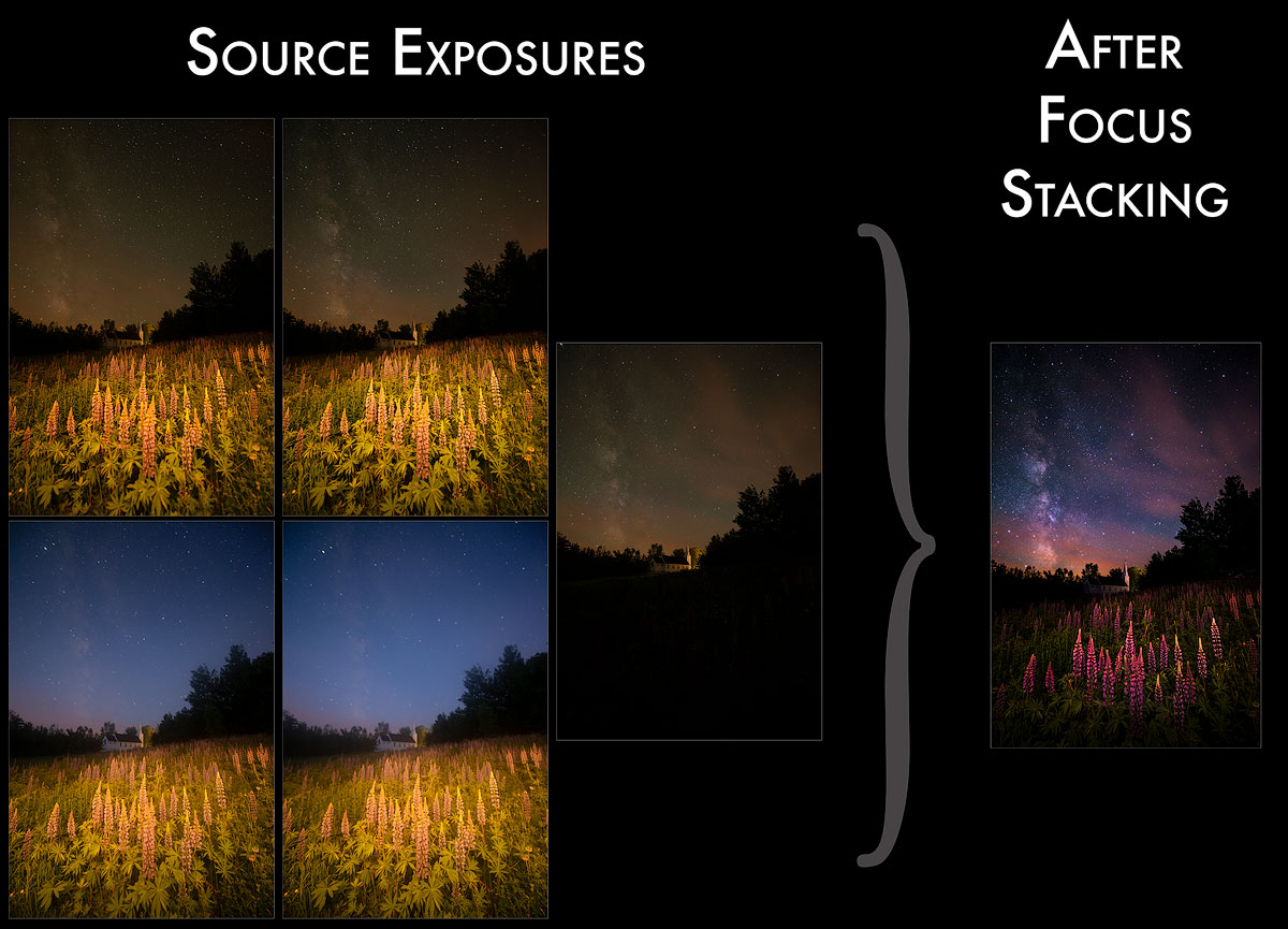 Focus stacking example