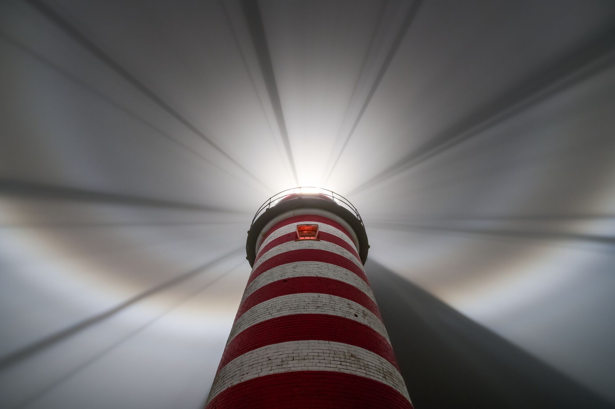 Fog at West Quoddy Head Lighthouse