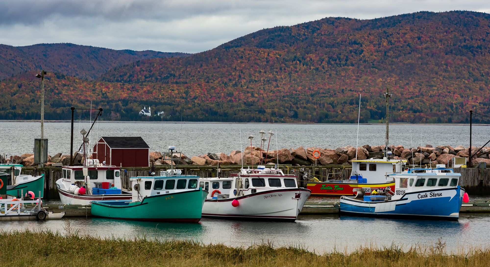 Ingonish Harbour in Fall