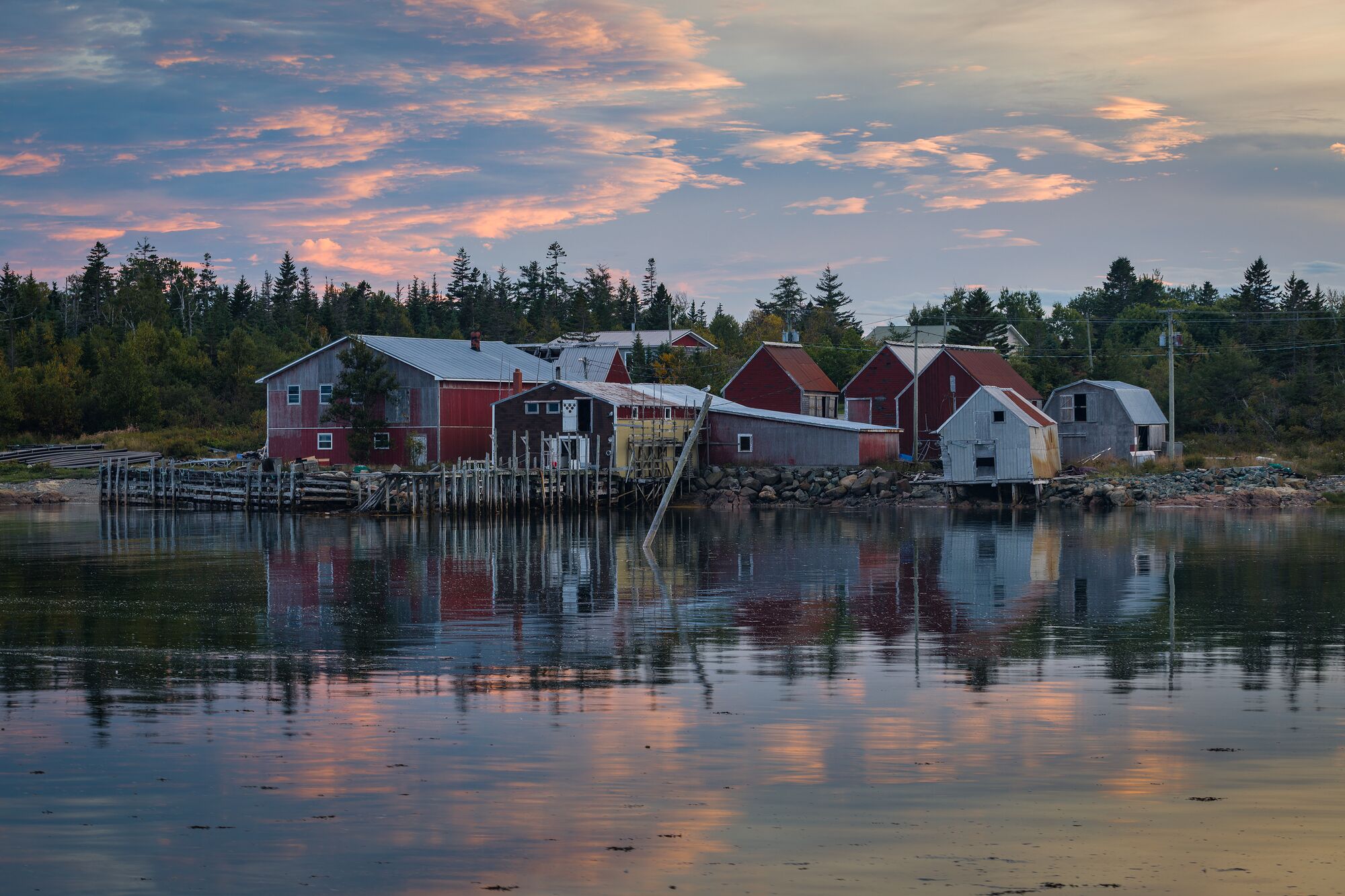 Sunset at Woodwards Cove
