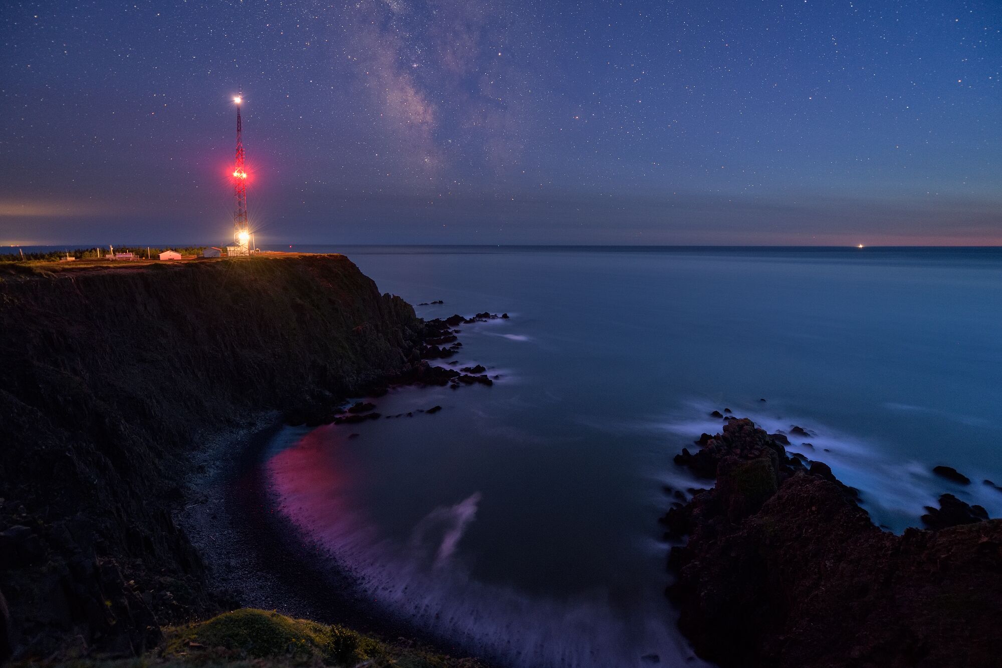 Blue Hour Milky Way at Southwest Head
