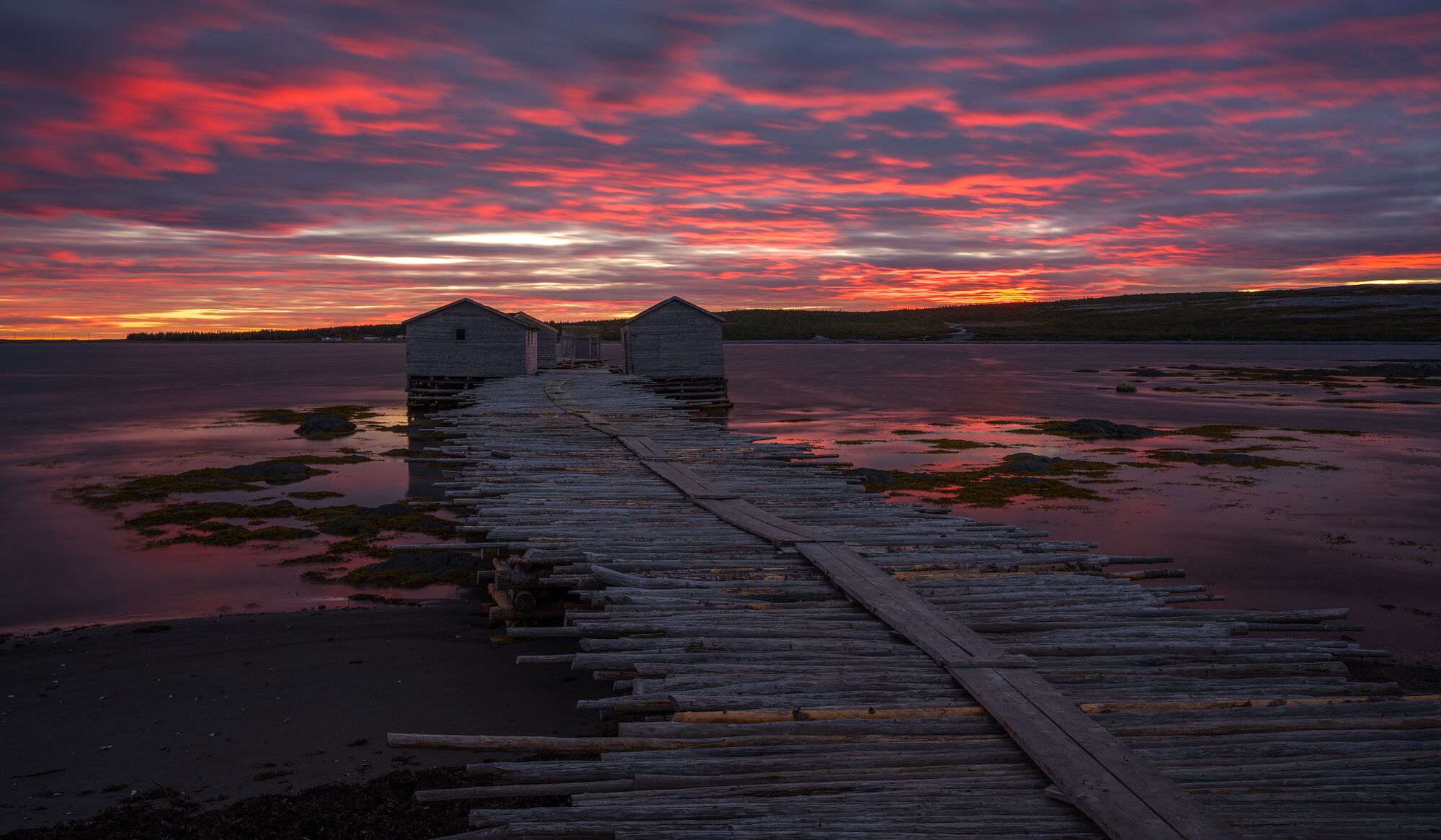 Sunset at the Fishing Stages