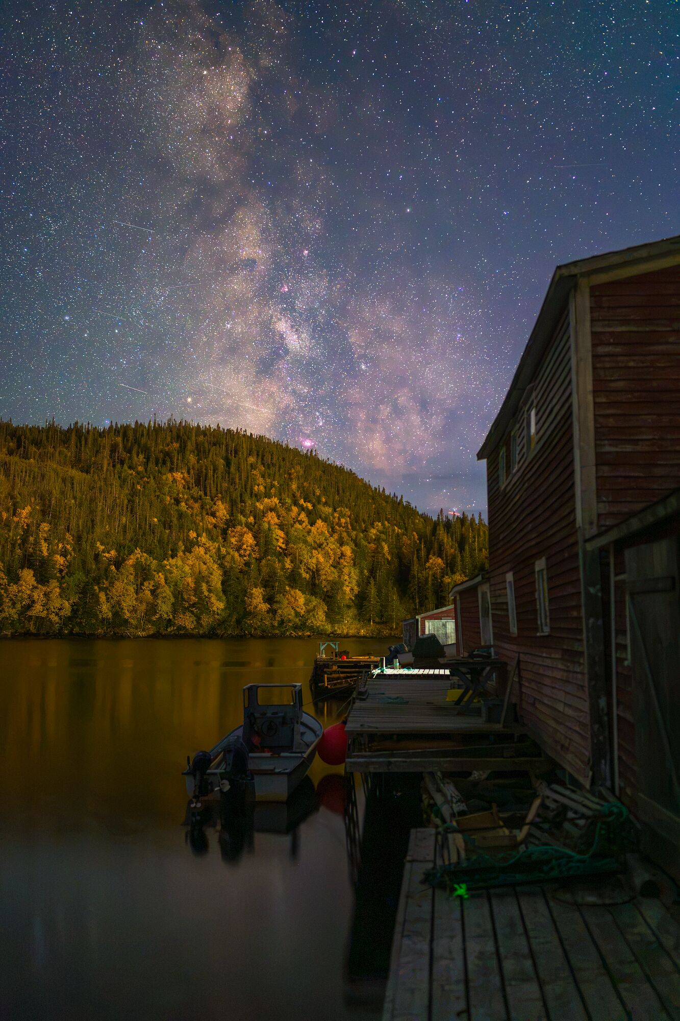 Milky Way over Fishing Stage
