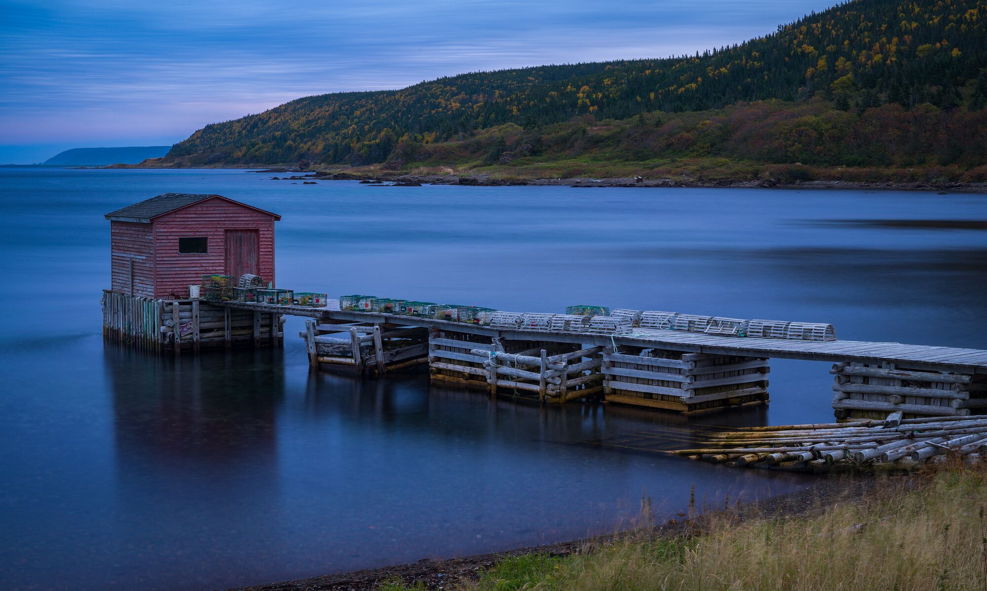Fishing Stage at Twilight