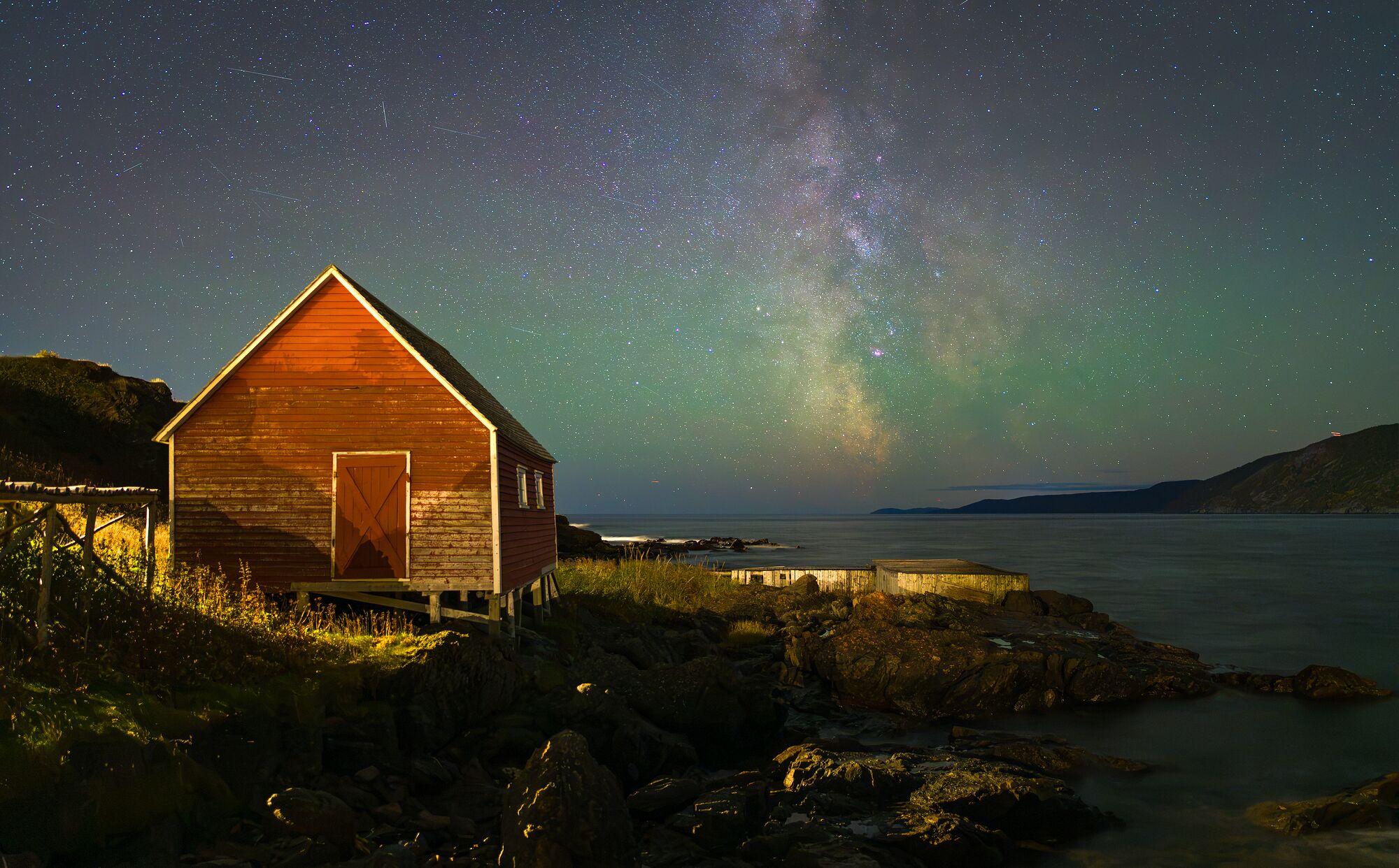 Milky Way over Fishing Stage