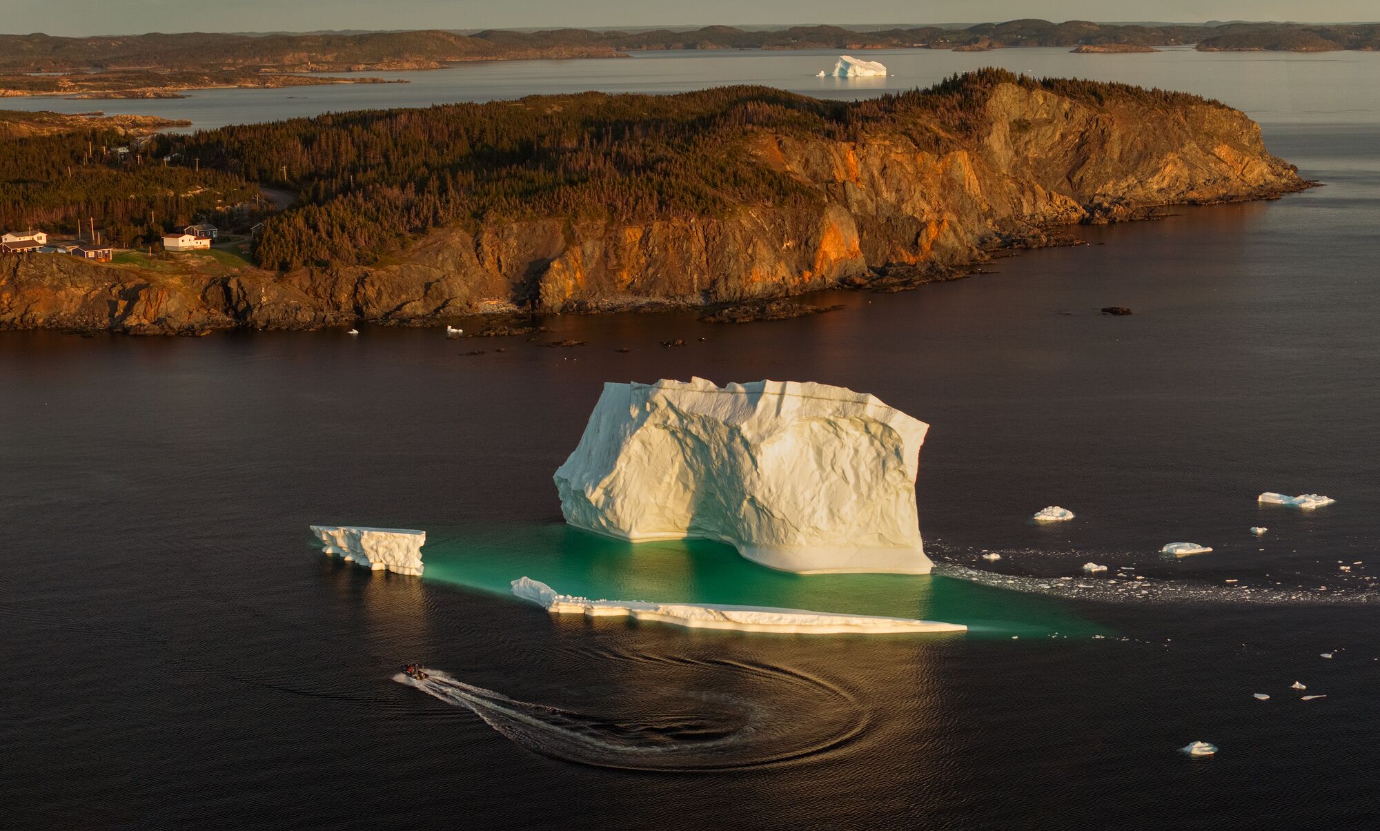 Iceberg and Boat