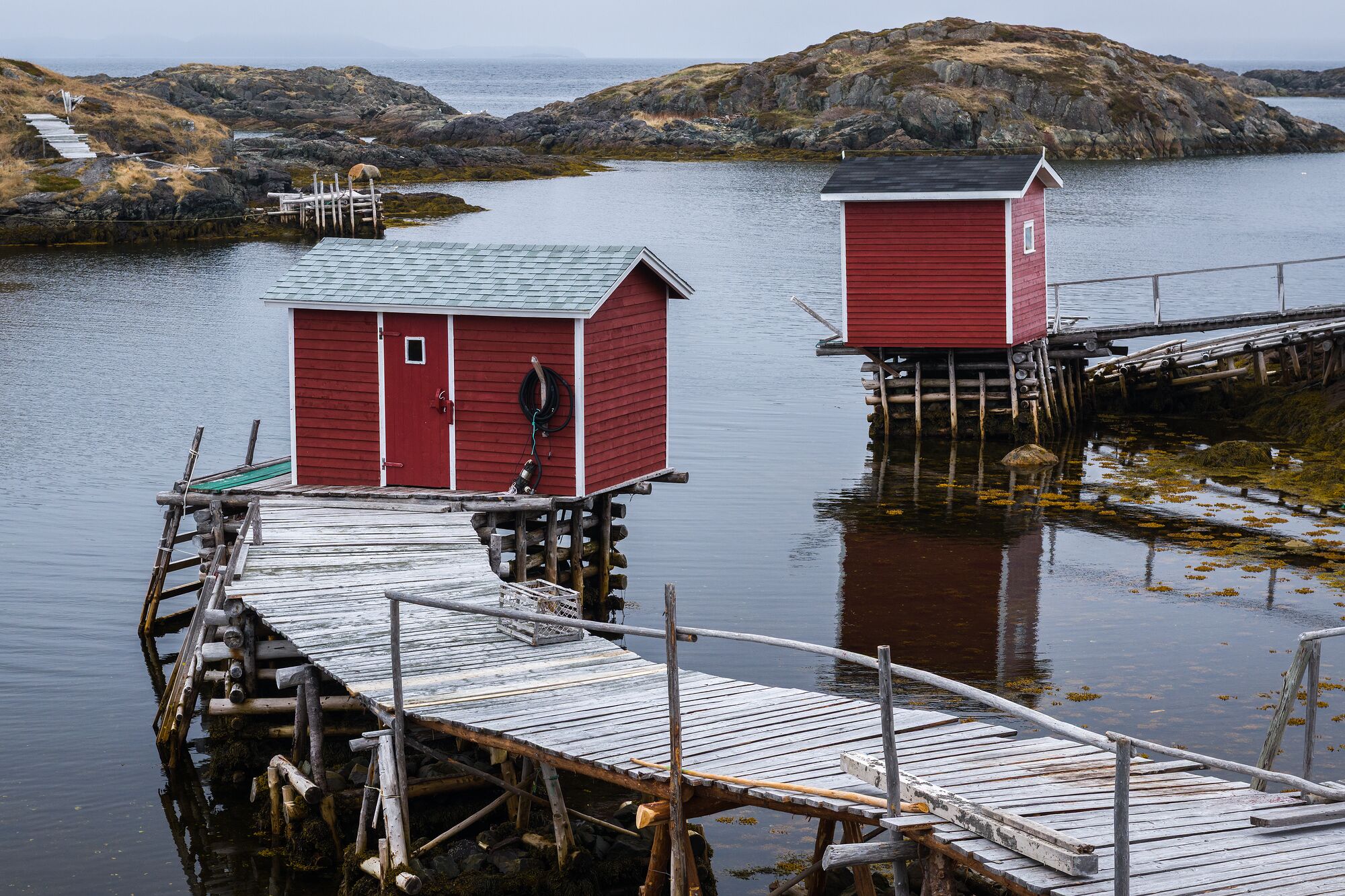 Fishing Huts on the Change Islands