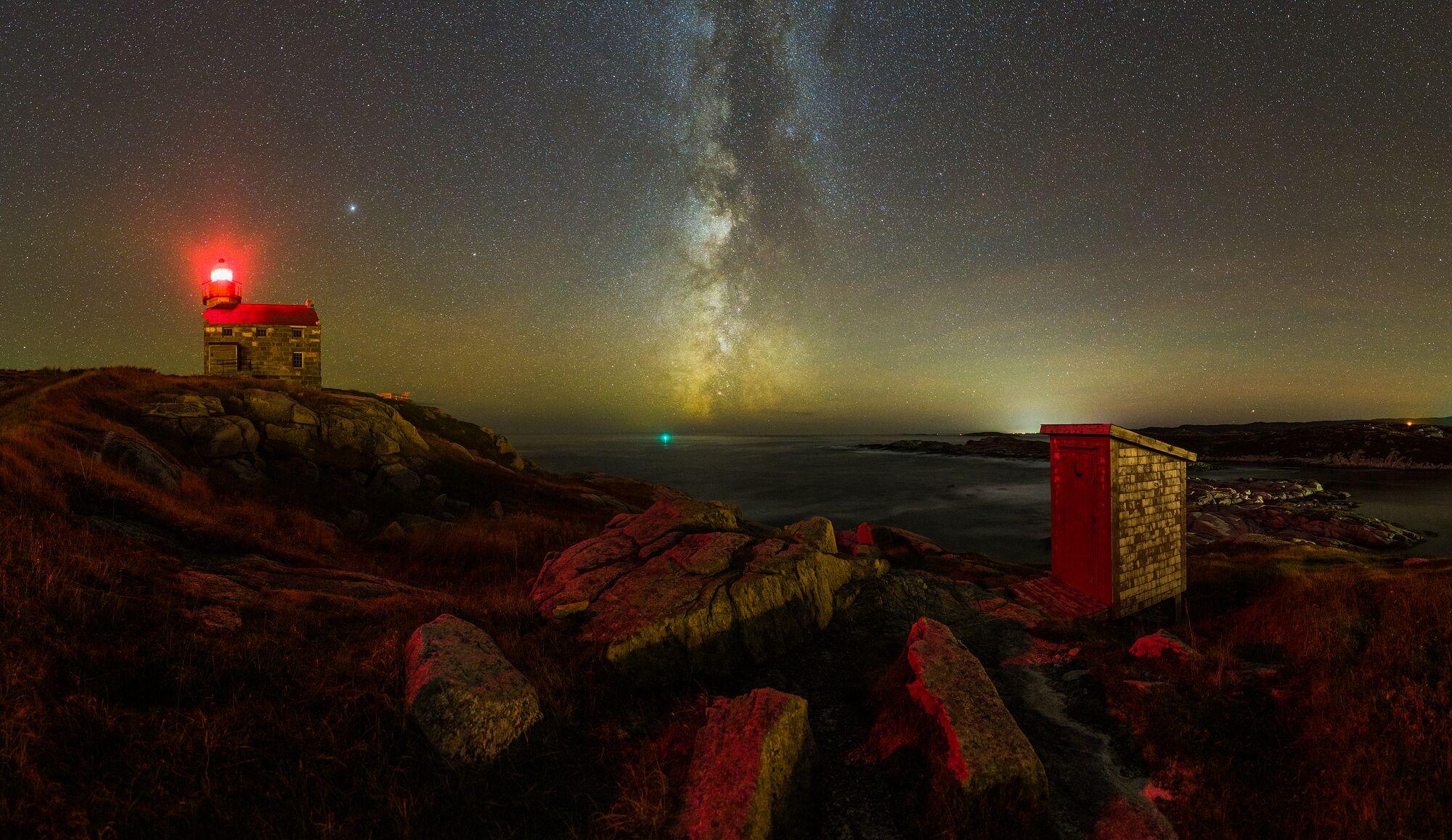 Milky Way at Rose Blanche Lighthouse