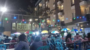 Suasana Pasar Malam Santika