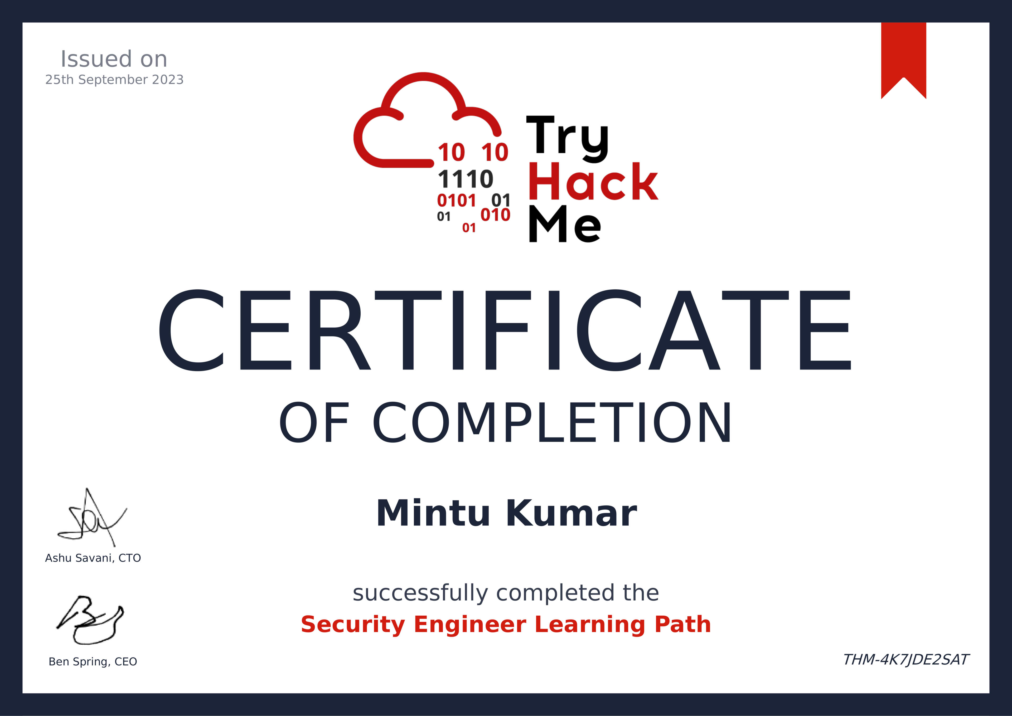 Security Engineer Learning Path