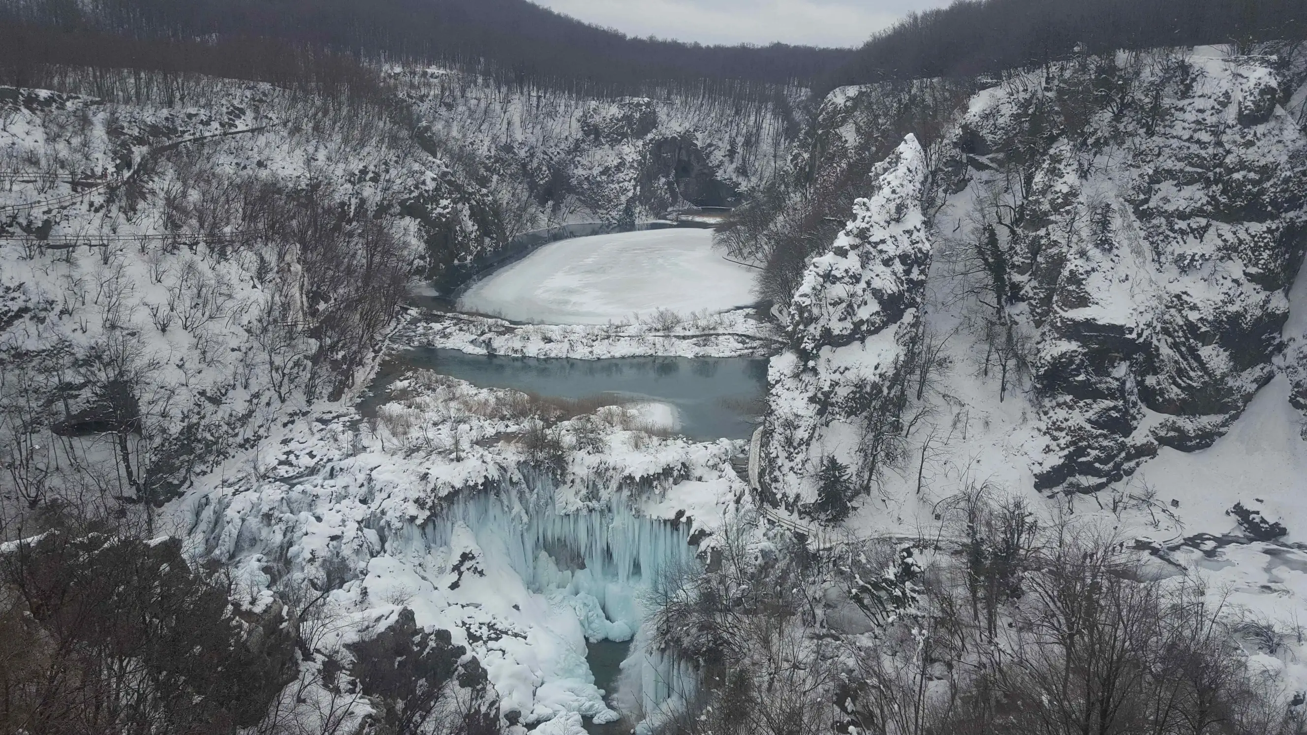 Plitvice Lakes, Winter Season, Croatia