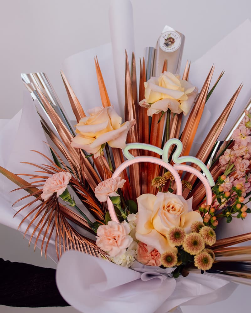 pastel tones flowers 
