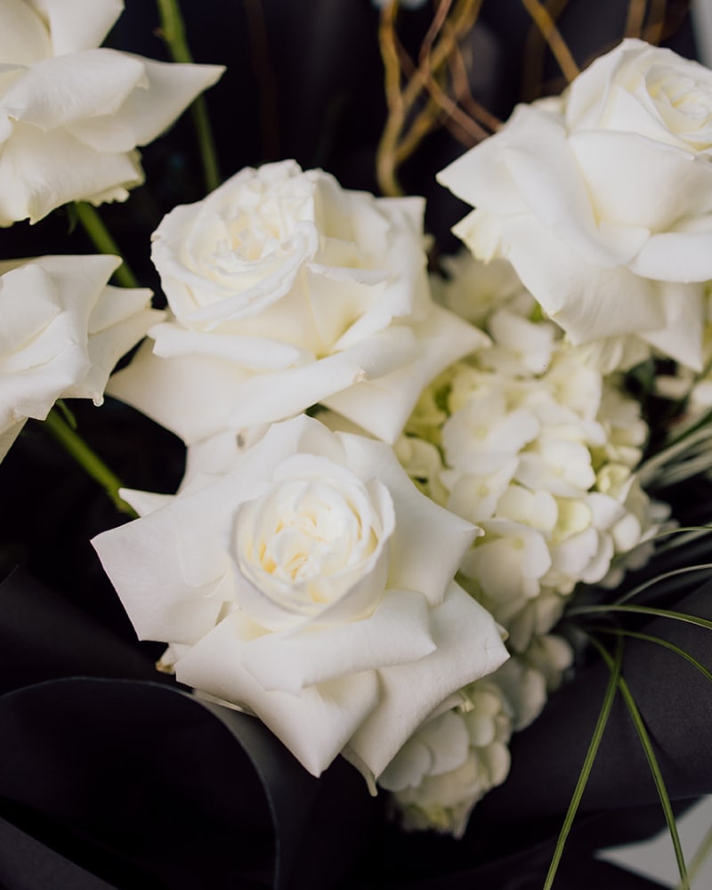 white and green