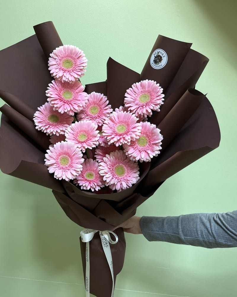 pink gerbera bo