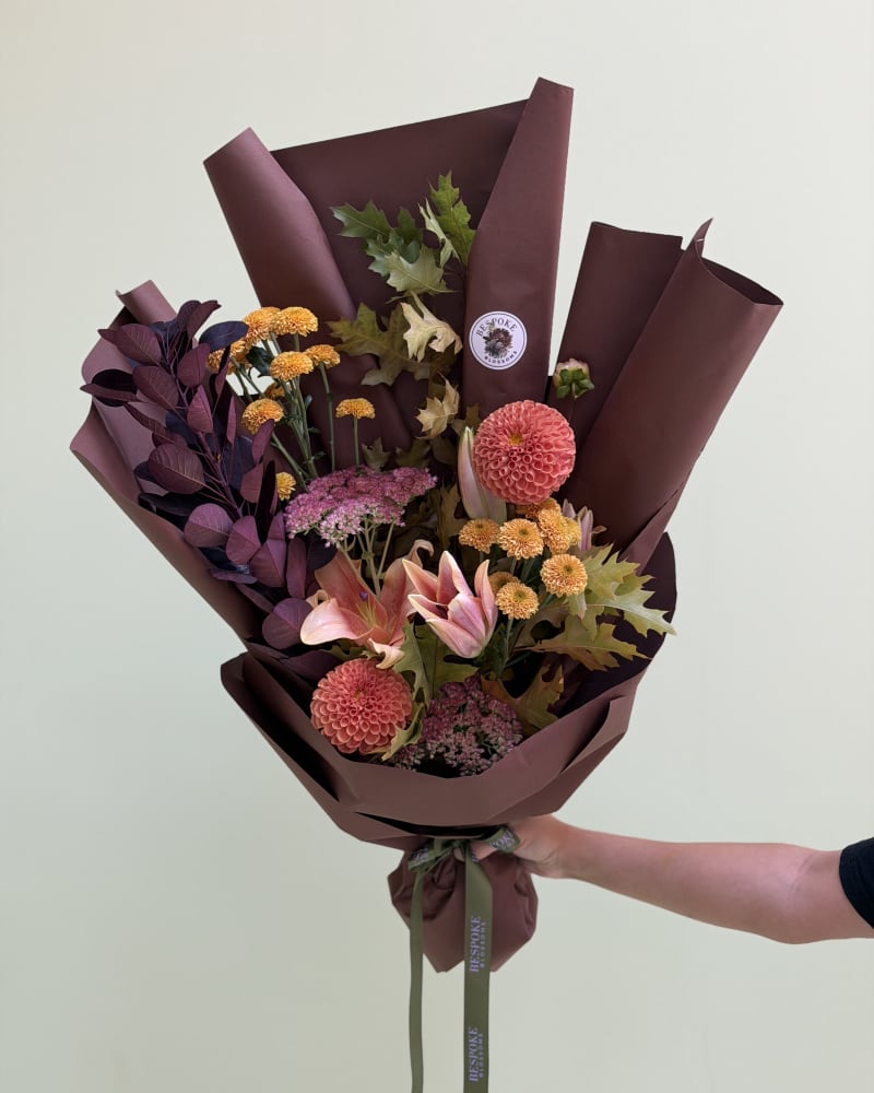 fall toned bouquet