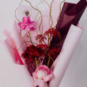 pink and red roses 