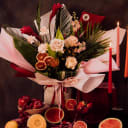 moody tropical flowers 