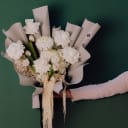 Whipped Cream white flowers 