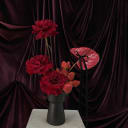 flowers and strawberries 