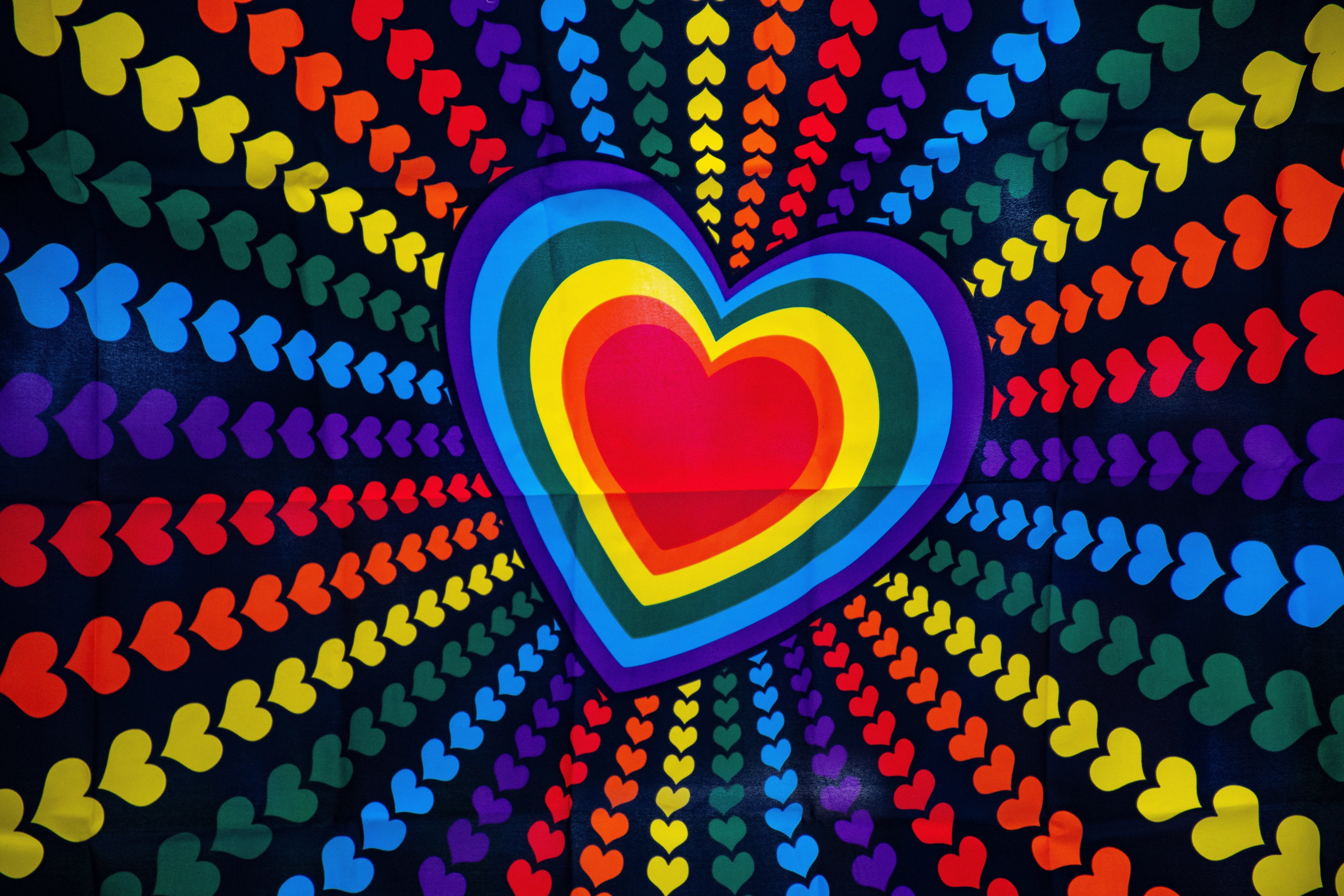Rainbow heart