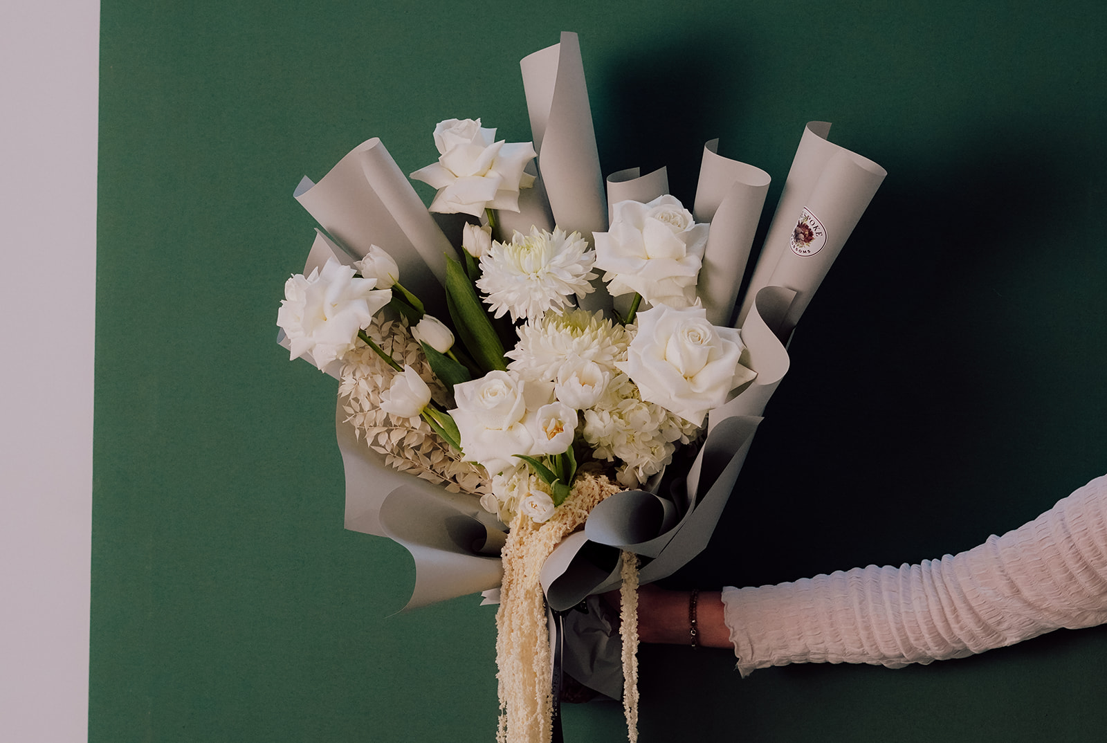 Whipped Cream white flowers