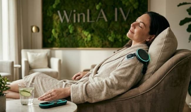 Chirp Halo muscle stimulation