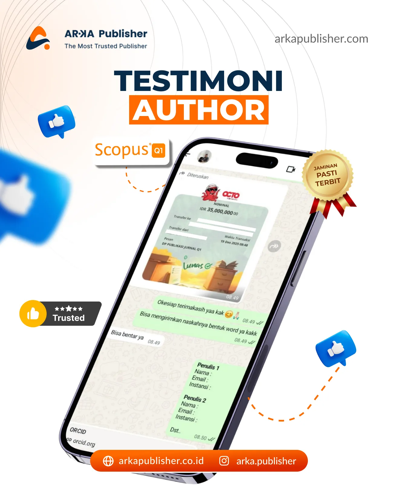Testimoni Arka Publisher