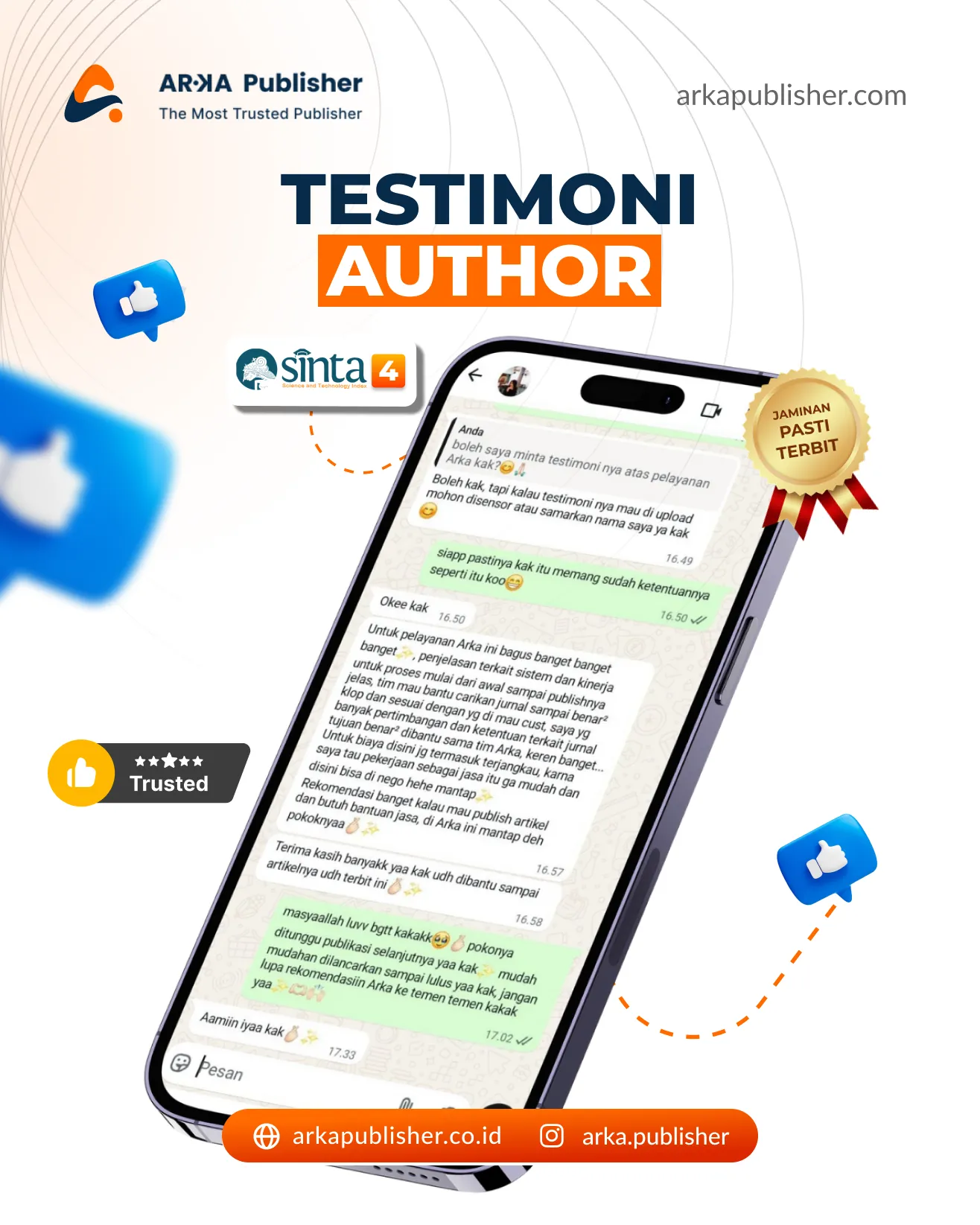 Testimoni Arka Publisher