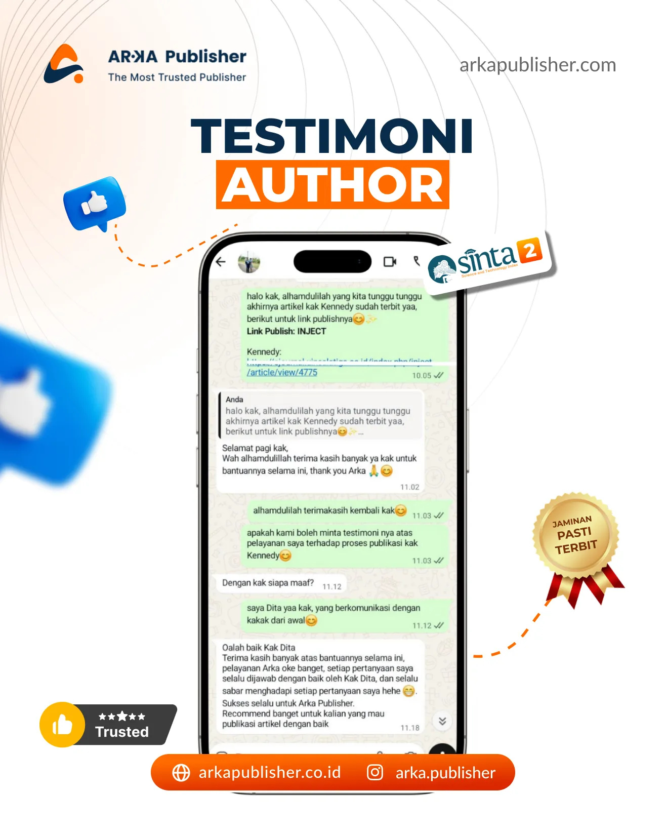 Testimoni Arka Publisher