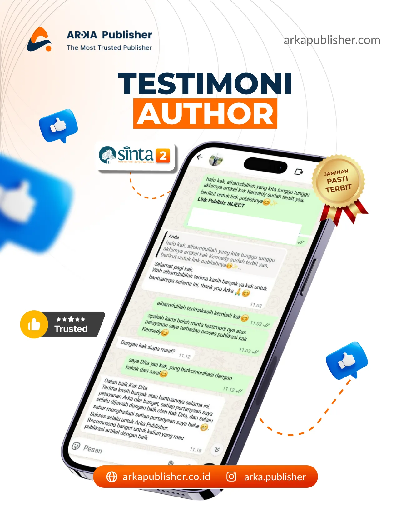 Testimoni Arka Publisher