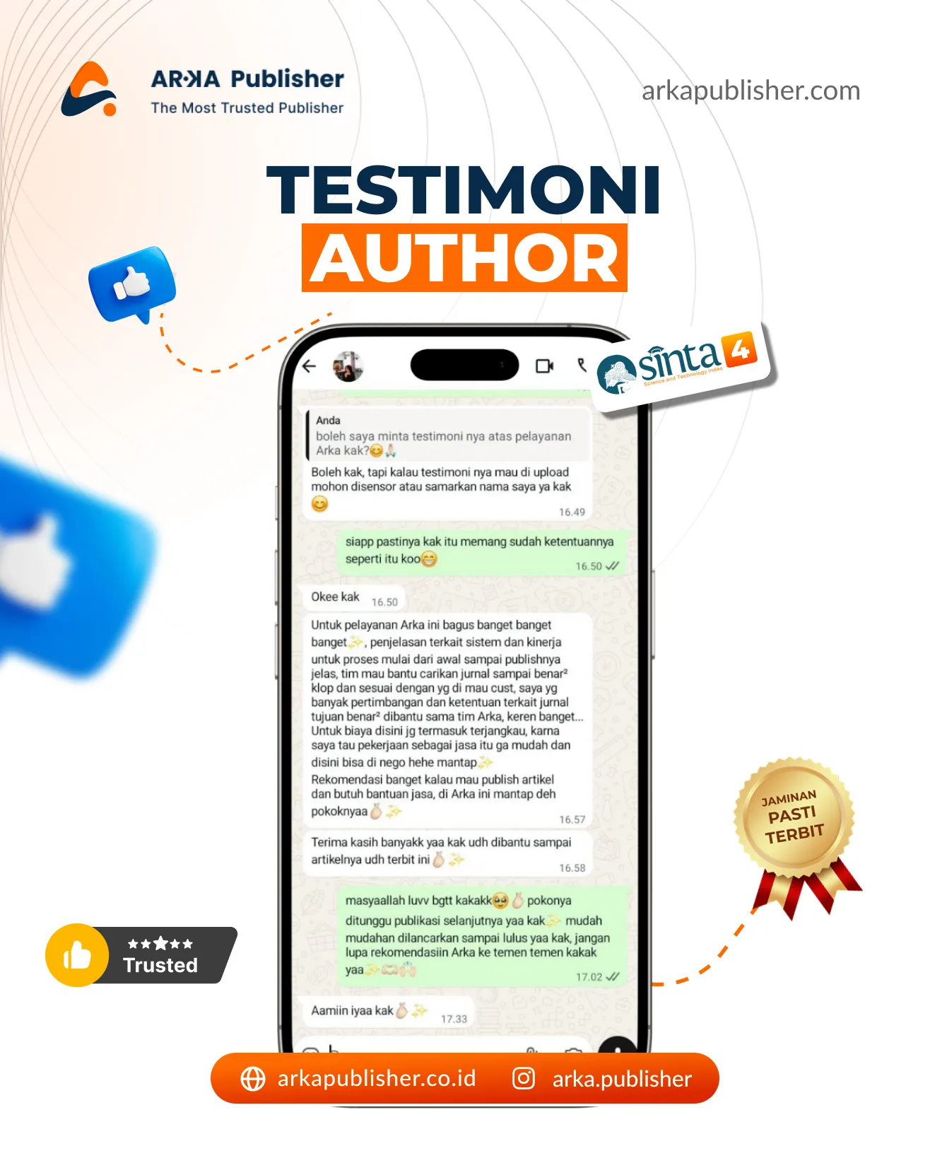 Testimoni Arka Publisher