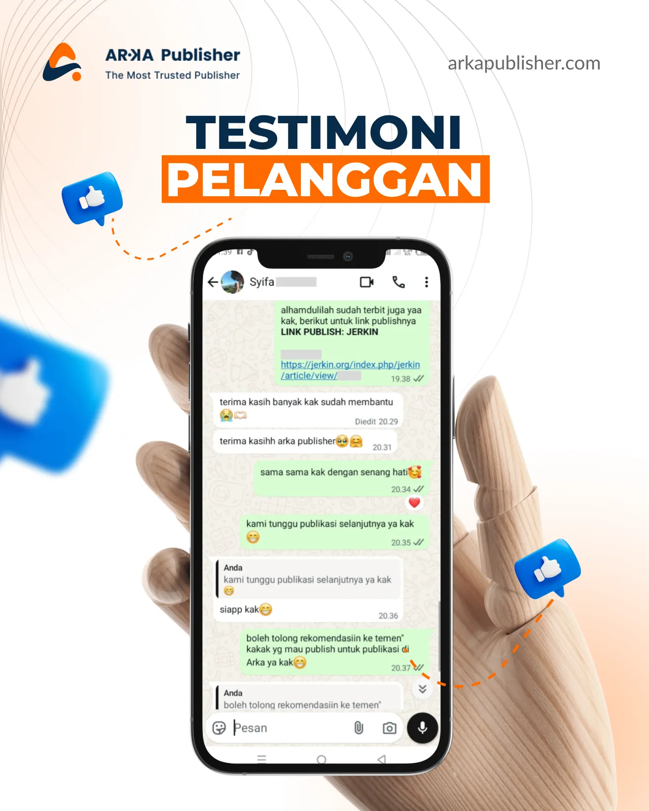 Testimoni Arka Publisher