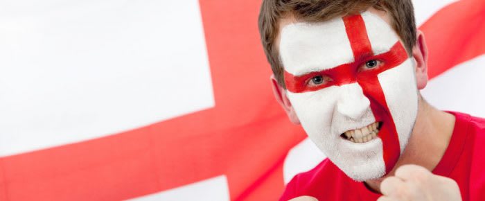 English flag portrait
