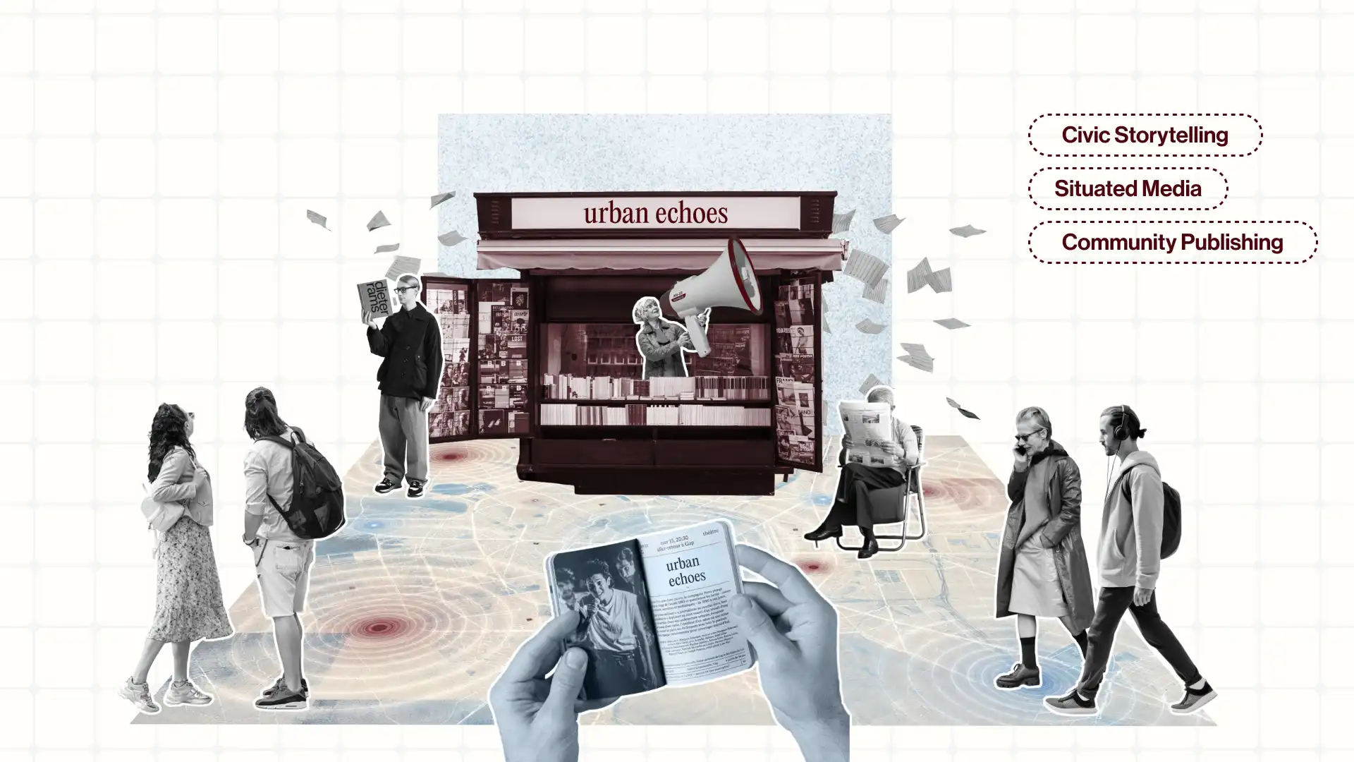 Key image and key words research visual