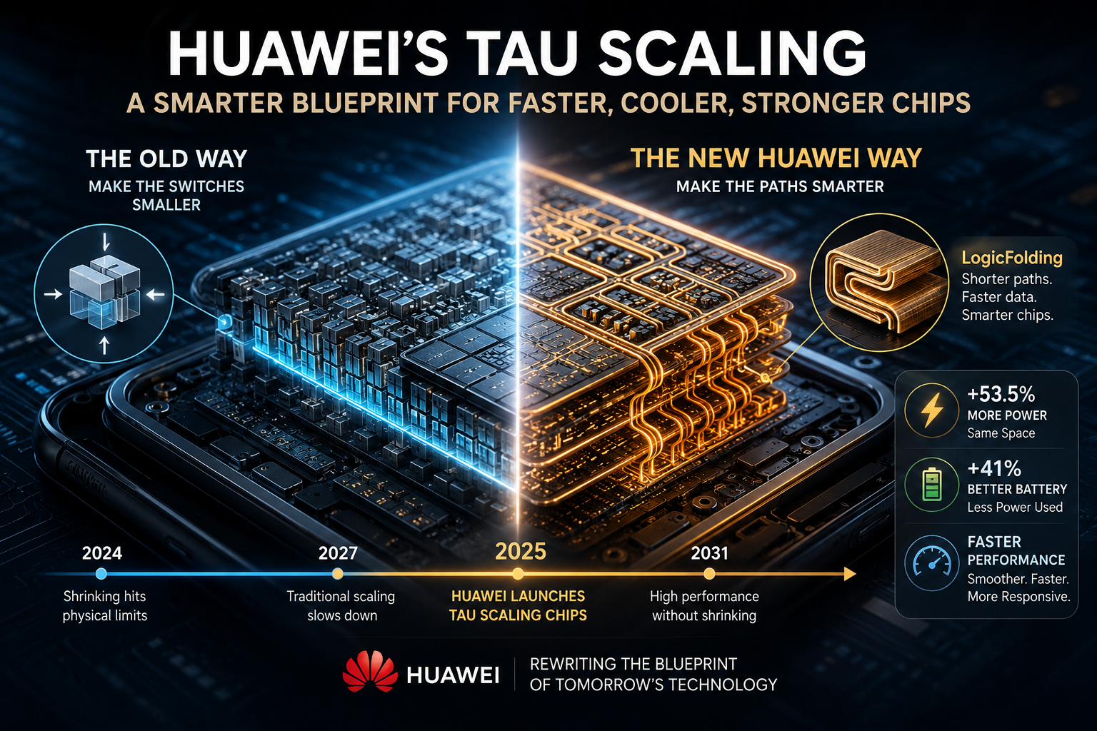 Huawei's Tau Scaling: A New Era